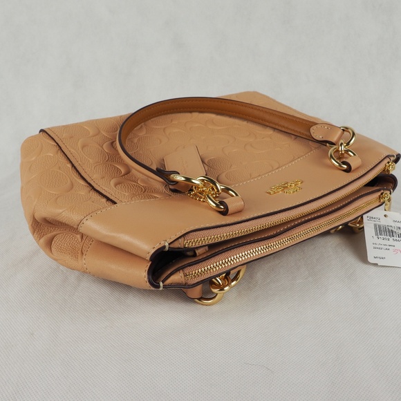 Coach Handbag Mini Brooke Carryall Nude Pink - Picture 6 of 8